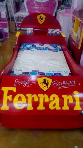 Cama Auto Ferrari Cars Hombre Araña Envio A Provincia