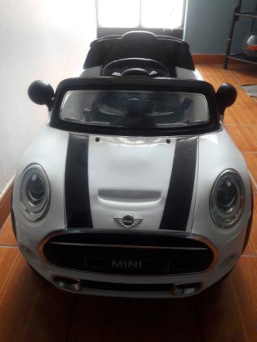 Carro A Bateria Mini Cooper Blanco