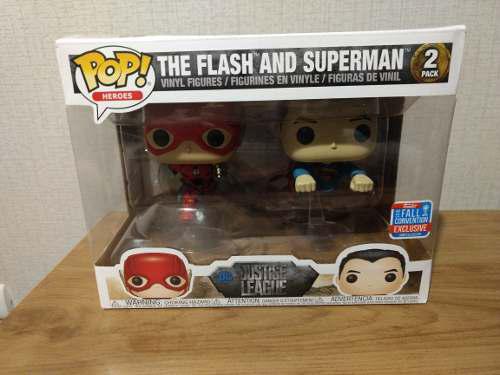 Funko Pop The Flash And Superman Dc Justice League