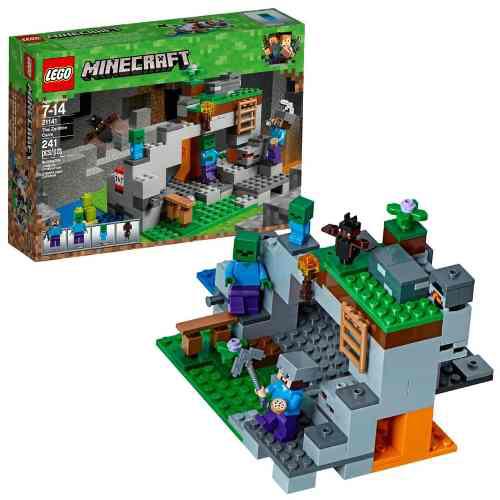 La Cueva Zombie Juego De Construcción Lego Minecraft 21141