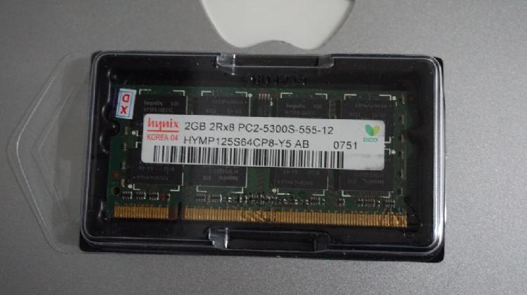 Memoria para macbook pro PC2 5300 2gb NUEVO