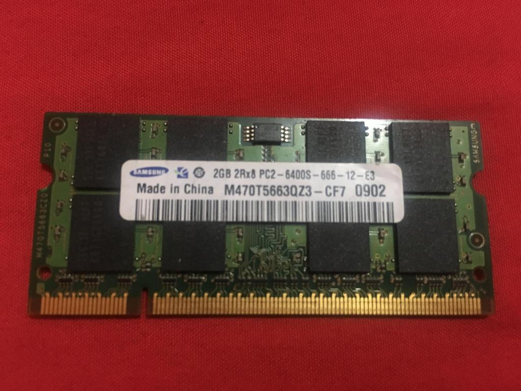 VENDO MEMORIA RAM 2GB DDR2 NUEVA