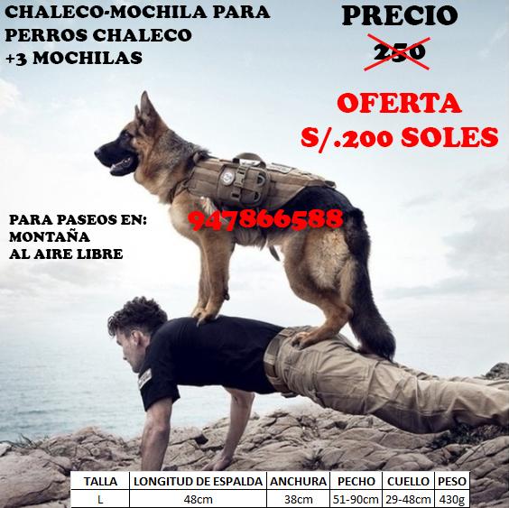 Chaleco Para Perros Oferta...!!!