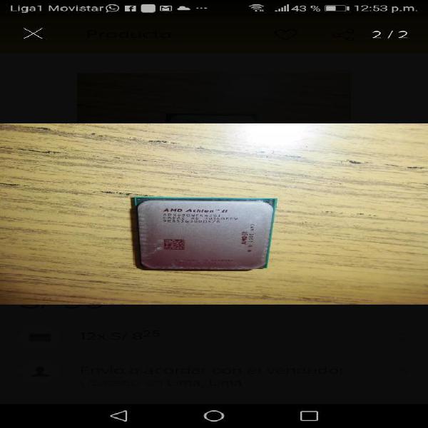 Procesador Am3 Athlon Ii X 4 Quad Core