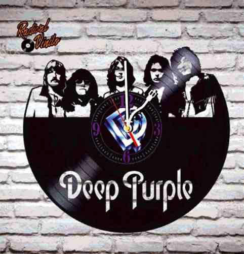 Reloj De Vinilo Retro Deep Purple Regalos