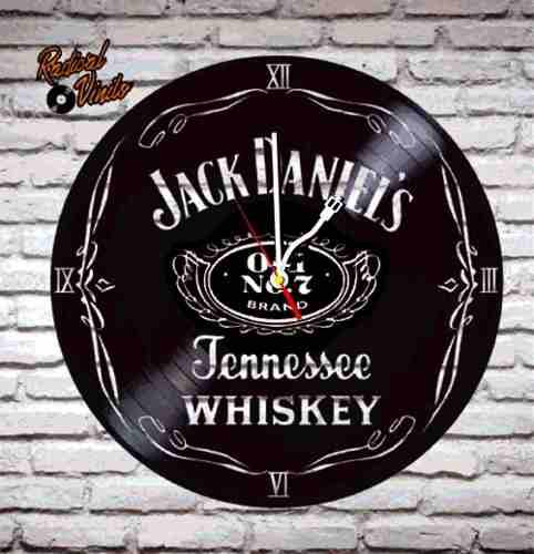Reloj De Vinilo Retro Jack Daniel's Regalos