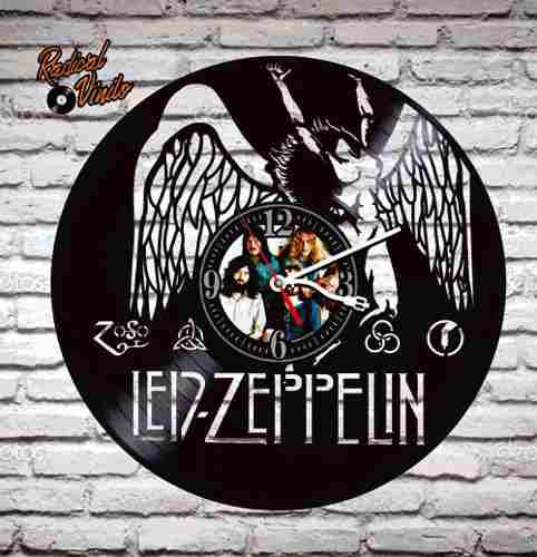 Reloj De Vinilo Retro Led Zeppelin Regalos