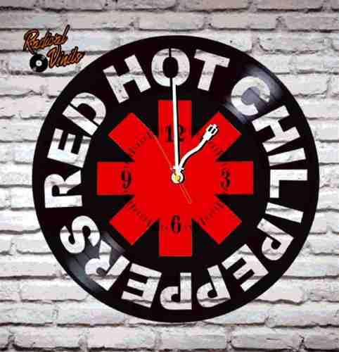Reloj De Vinilo Retro Red Hot Chili Peppers Regalos
