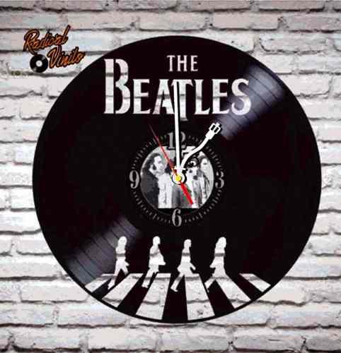 Reloj De Vinilo Retro The Beatles Regalos