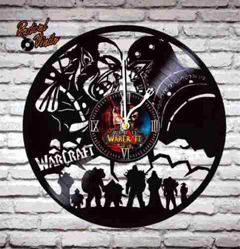 Reloj De Vinilo Retro Warcraft Regalos