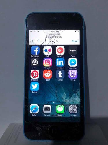 Apple Iphone 5 C 8gb - Detalle Icloud - Para Repuestos