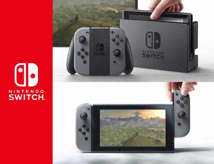 Consola Nintendo Switch Griss con Accesorios Extra
