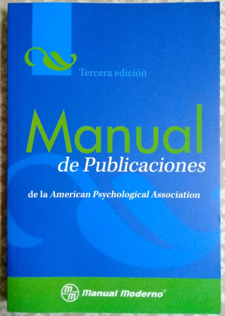Manual de Publicaciones de la American Psychological