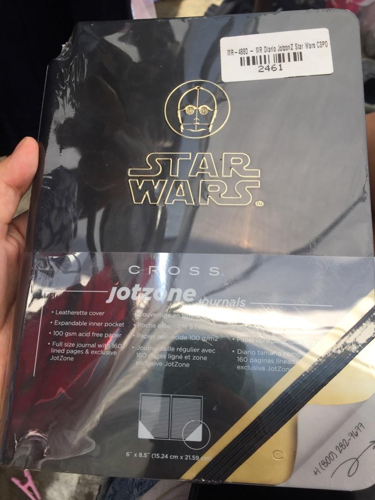 Star Wars Cuaderno de Notas