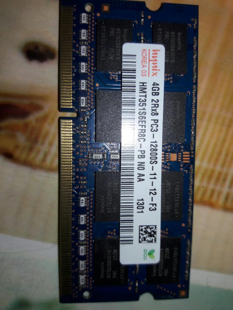 Memoria Ram Laptop Ddr3 4 Gb