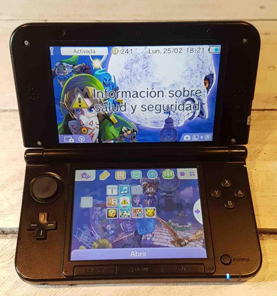 Nintendo 3DS XL, mas memoria de 4gb, remato