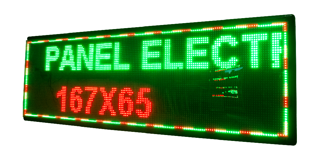 Panel Electrónico de 167x65cm