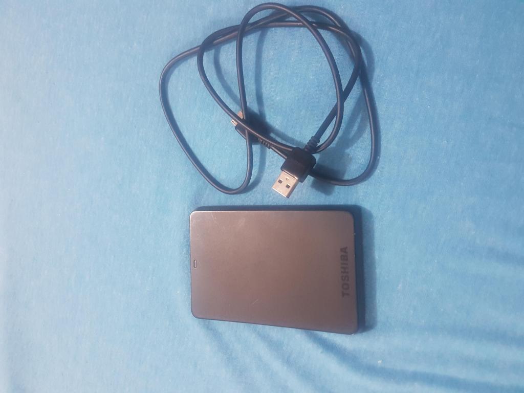 REMATO DISCO DURO EXTERNO 500GB TOSHIBA CON MAS DE 50 JUEGOS