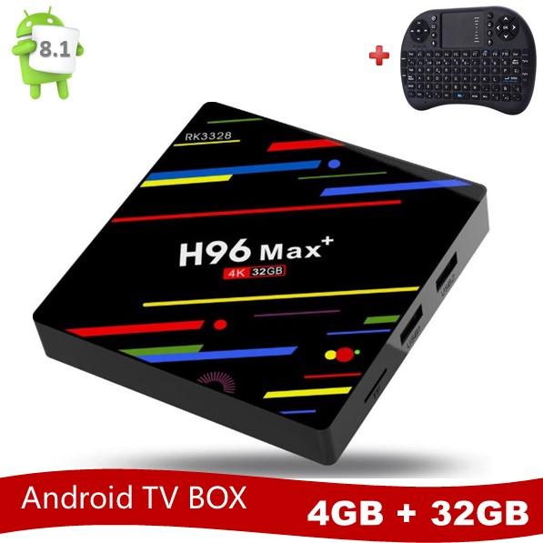 Tv Box H96 Max Quadcore 4gb Ddr332gb Android 8.1 Usb 3.0