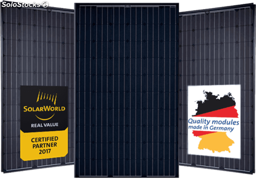 Paneles SolarWorld 100 watts 12 v Monocristalino
