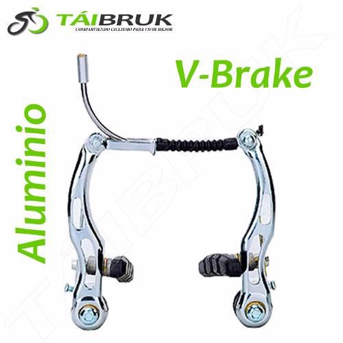 Frenos V-brake De Aluminio Pack Completo Para Bicicleta