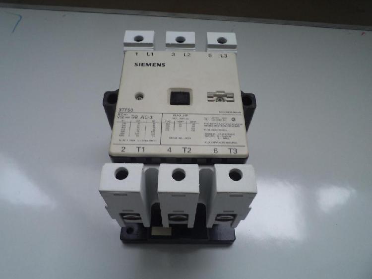 CONTACTOR MARCA SIEMENS 3TF50 220VOLTIOS.