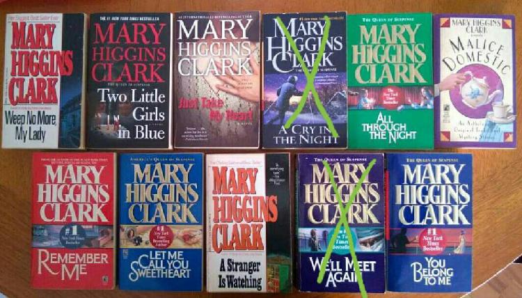 Colección de Novelas Mary Higgins Clark