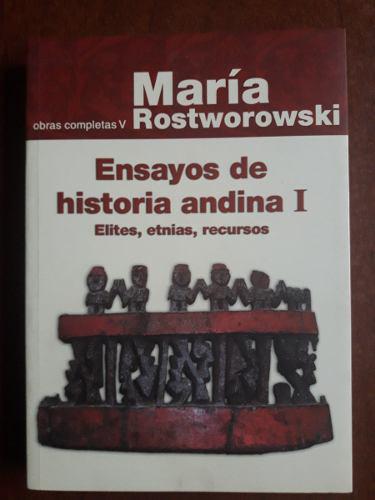 Libro: Ensayos De Historia Andina I - De Maria Rostworowski