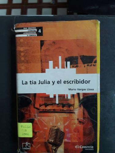 Libro Vargas Llosa: La Tía Julia (2002), Firmado X M. V.