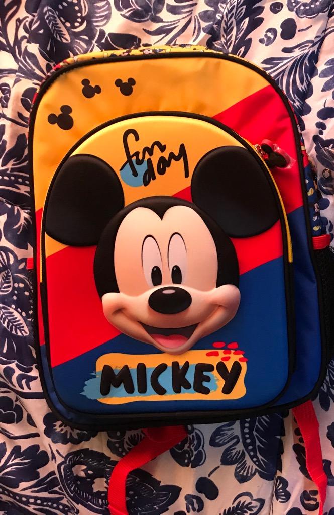 Mochila Mickey 3D A4 Nueva School