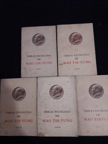 Obras Escogidas De Mao Tse Tung - 5 Tomos