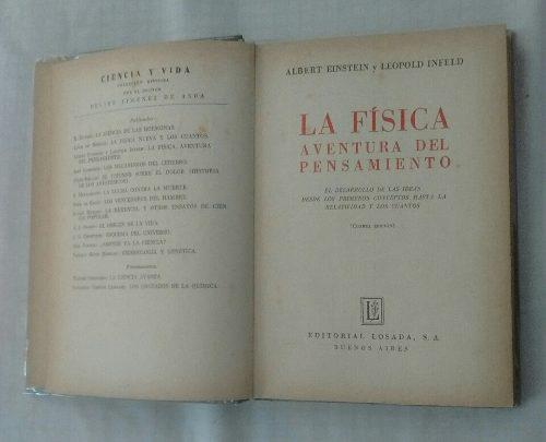 Vintage La Fisica, Aventura Del Pensamiento, Por Albert E.