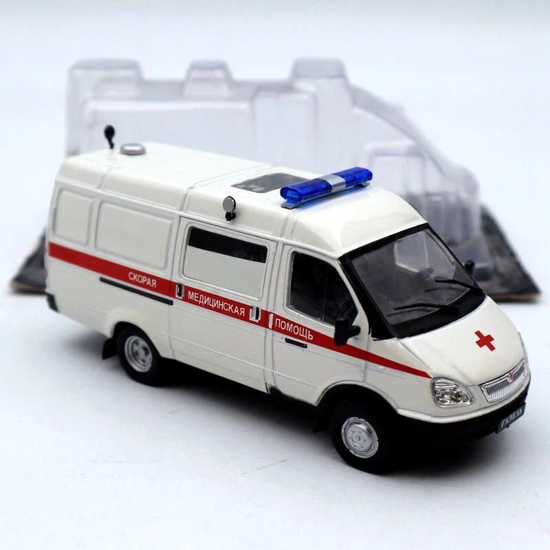 Auto Escala Modelo Ambulancia Rusa GAZ