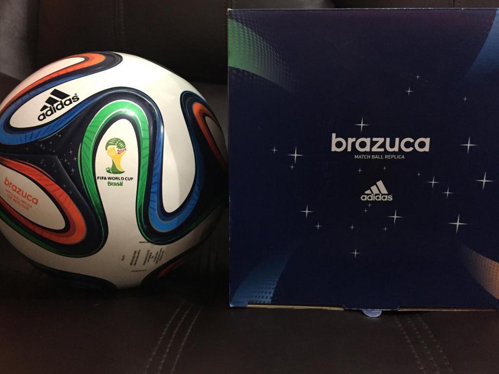 Balon Adidas Brazuca Brasil  nro 5 termosellado original