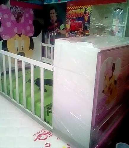 Cuna Minnie Disney Cama Cuna Niñas Bebes