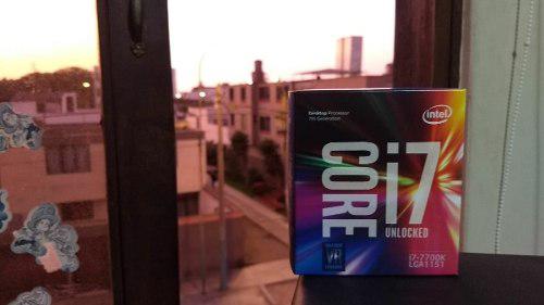 Intel Core I7-7700k 7ta Gen Lga1151(p) Unlocked En San Borja