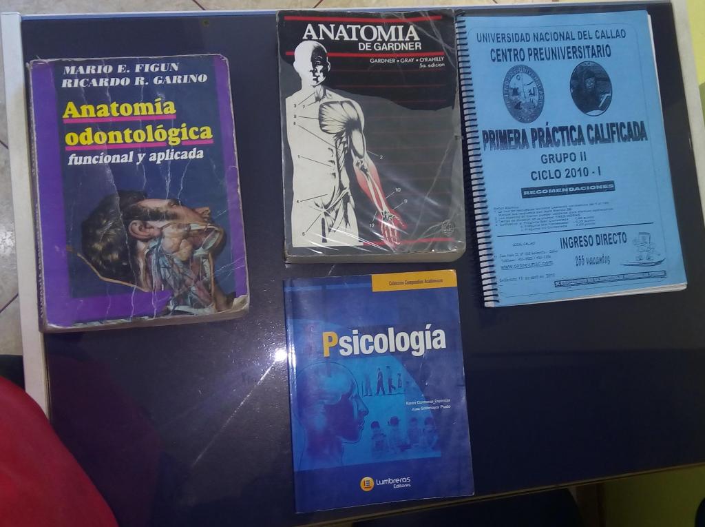 LIBRO ANATOMIA Y PSICOLOGIA Y PRE UNAC S/.10 NEGOCIABLE