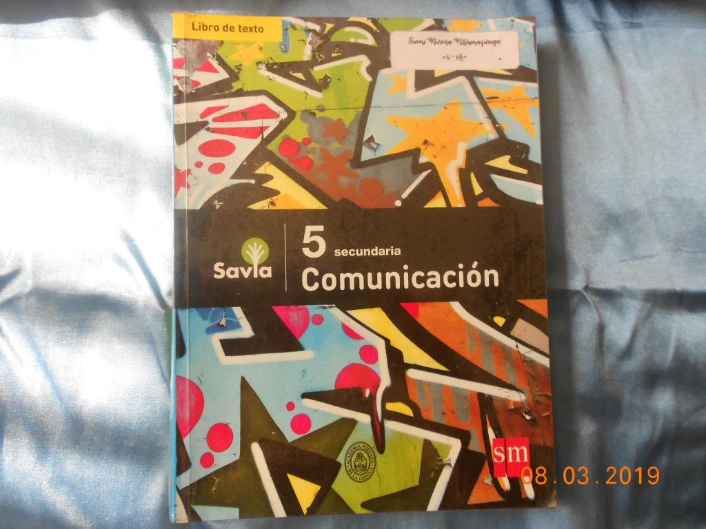 Libro Escolar Comunicacion 5 Secundaria