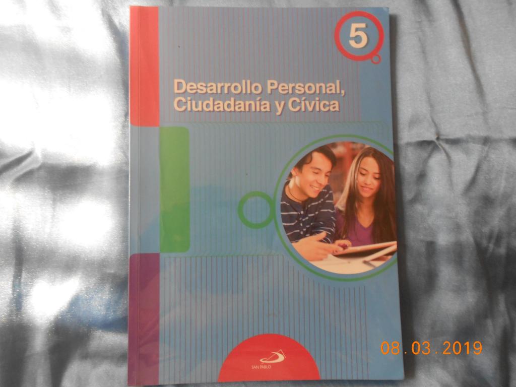 Libro Escolar Desarrollo Personal, Ciudadania y Civica 5