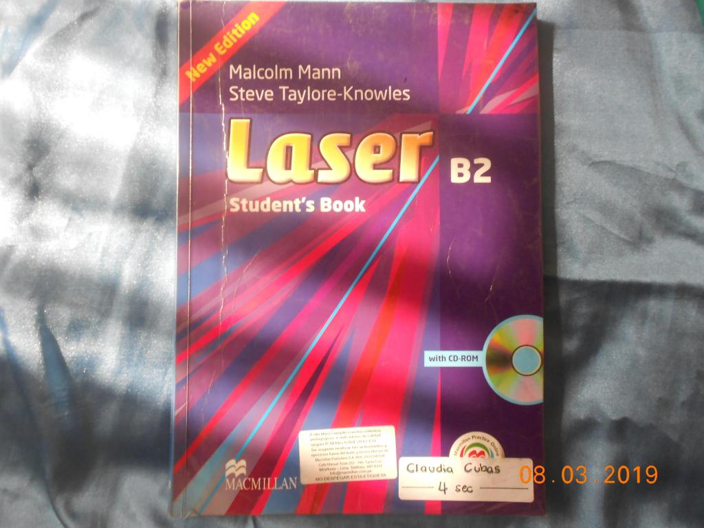 Libro Escolar Laser B2