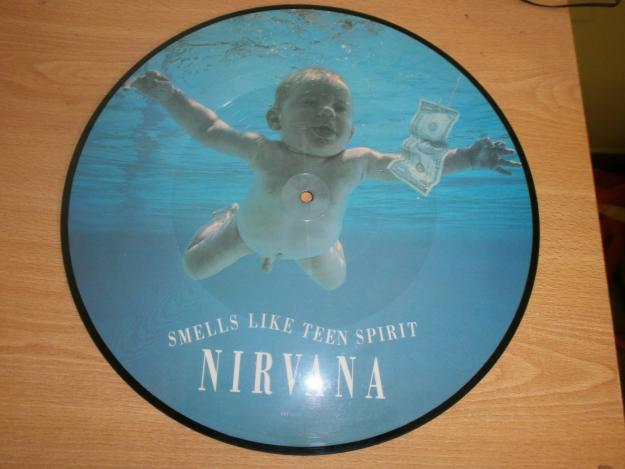 Nirvana LP de coleccion con Imagen en ambos lados Smells