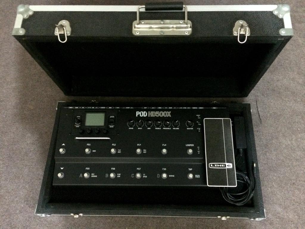 Pedalera Line 6 Pod Hd 500x Hard Case