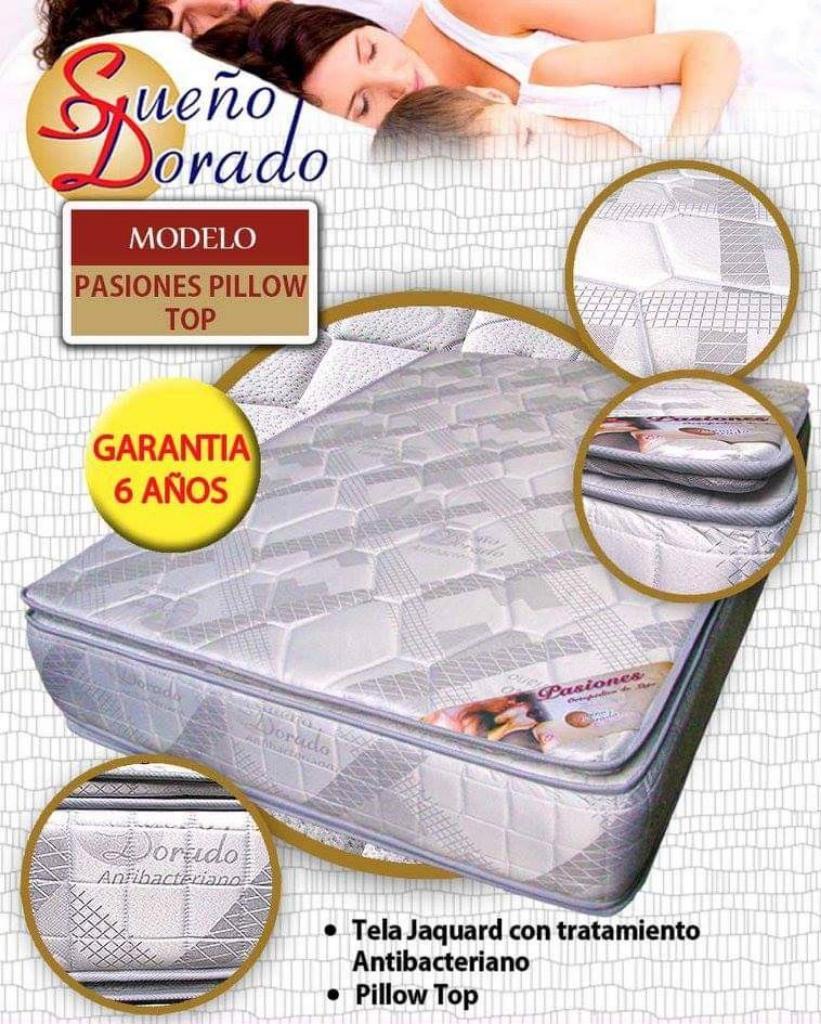 Colchon Sueño Dorado Pillow 2 Plazas