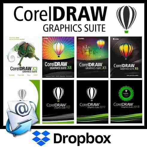 Corel Draw X3 X4 X5 X6 X7 X8 X9 - 2018 - Envio Inmediato