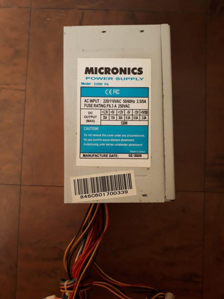 Fuente de poder Micronics
