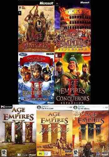 Juegos De Pc Age Of Empires 3 Saga Completa + Expansiones