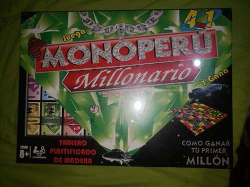 Monopoly Monopolio Peru Nuevo 4 En 1