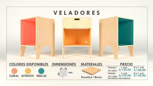 Mueble Velador Fenolico