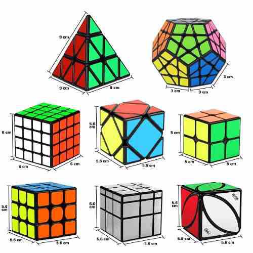 Pack De 8 Cubos Qiyi Cubo Magico De Rubik