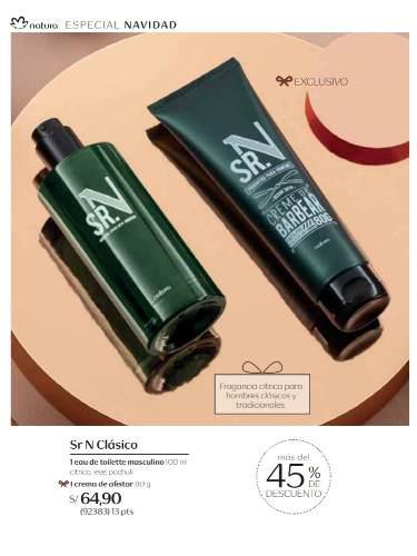 Perfume Sr N De Natura, Colonia + Crema De Afeitar